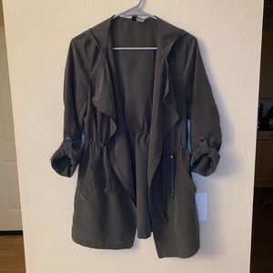 Olive Green Zipper Jacket